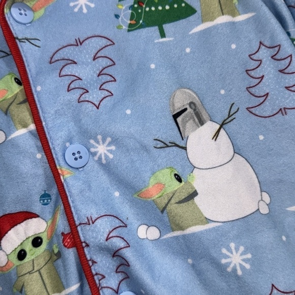Star Wars pajamas unisex flannel set size 4/5 Christmas NEW gift - Picture 2 of 4